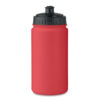 Gourde sport personnalisable plastique rouge 500ml