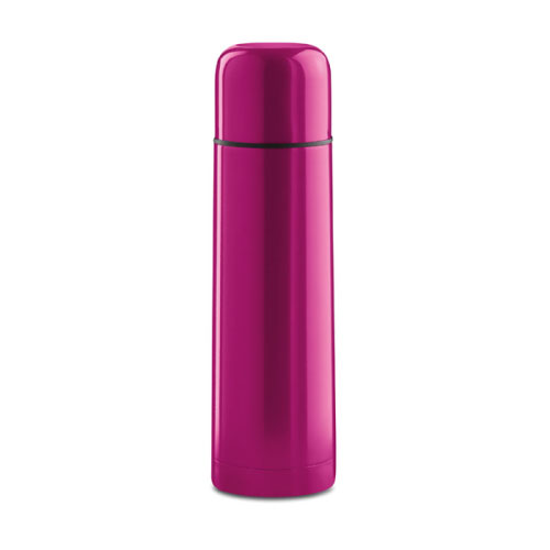 Bouteille isotherme personnalisable inox rose