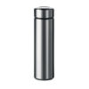 Gourde inox personnalisable gris avec infuseur