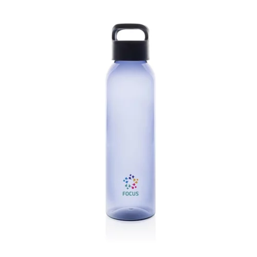 Gourde colorée personnalisable 650ml en plastique recyclé - bleu marine (personnalisé)