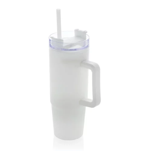 Mug Isotherme en plastique recyclé 900ml - Blanc