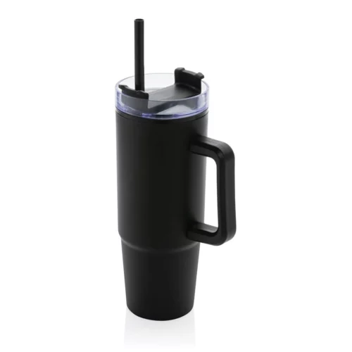 Mug Isotherme en plastique recyclé 900ml - Noir