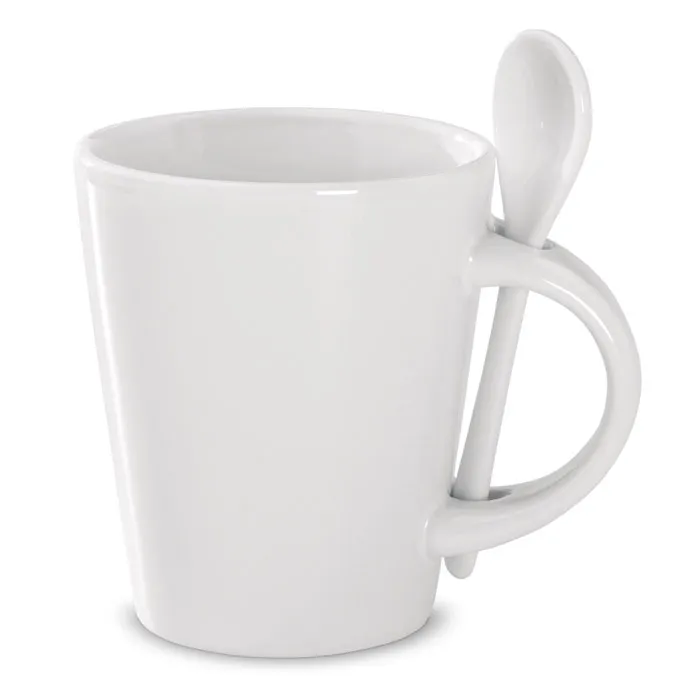 Mug céramique 300ml avec cuillère