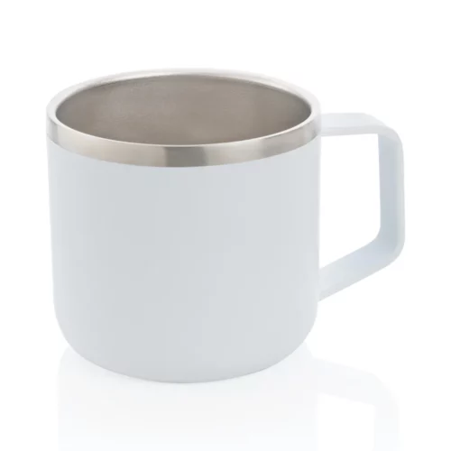 Tasse en acier inoxydable sans BPA 350ml - Blanc