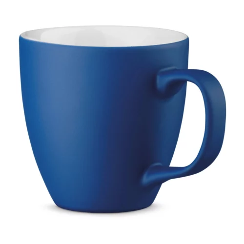 Tasse en porcelaine mat 450 ml made in Europe Bleu