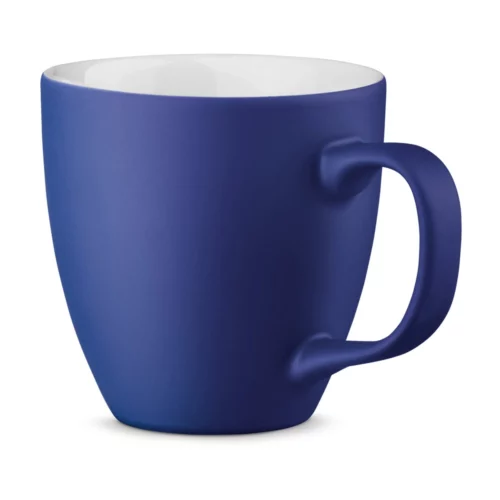 Tasse en porcelaine mat 450 ml made in Europe Bleu foncé