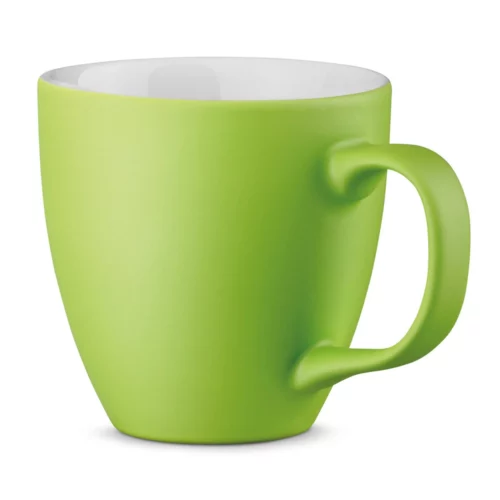 Tasse en porcelaine mat 450 ml made in Europe Lime