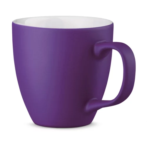 Tasse en porcelaine mat 450 ml made in Europe Violet