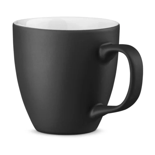 Tasse en porcelaine mat 450 ml made in Europe Noir