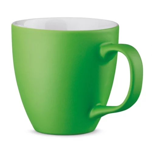 Tasse en porcelaine mat 450 ml made in Europe Vert