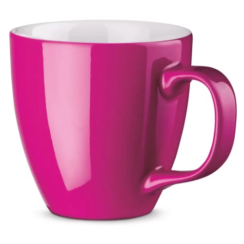 Tasse en porcelaine brillant 450ml Made in europe Rose