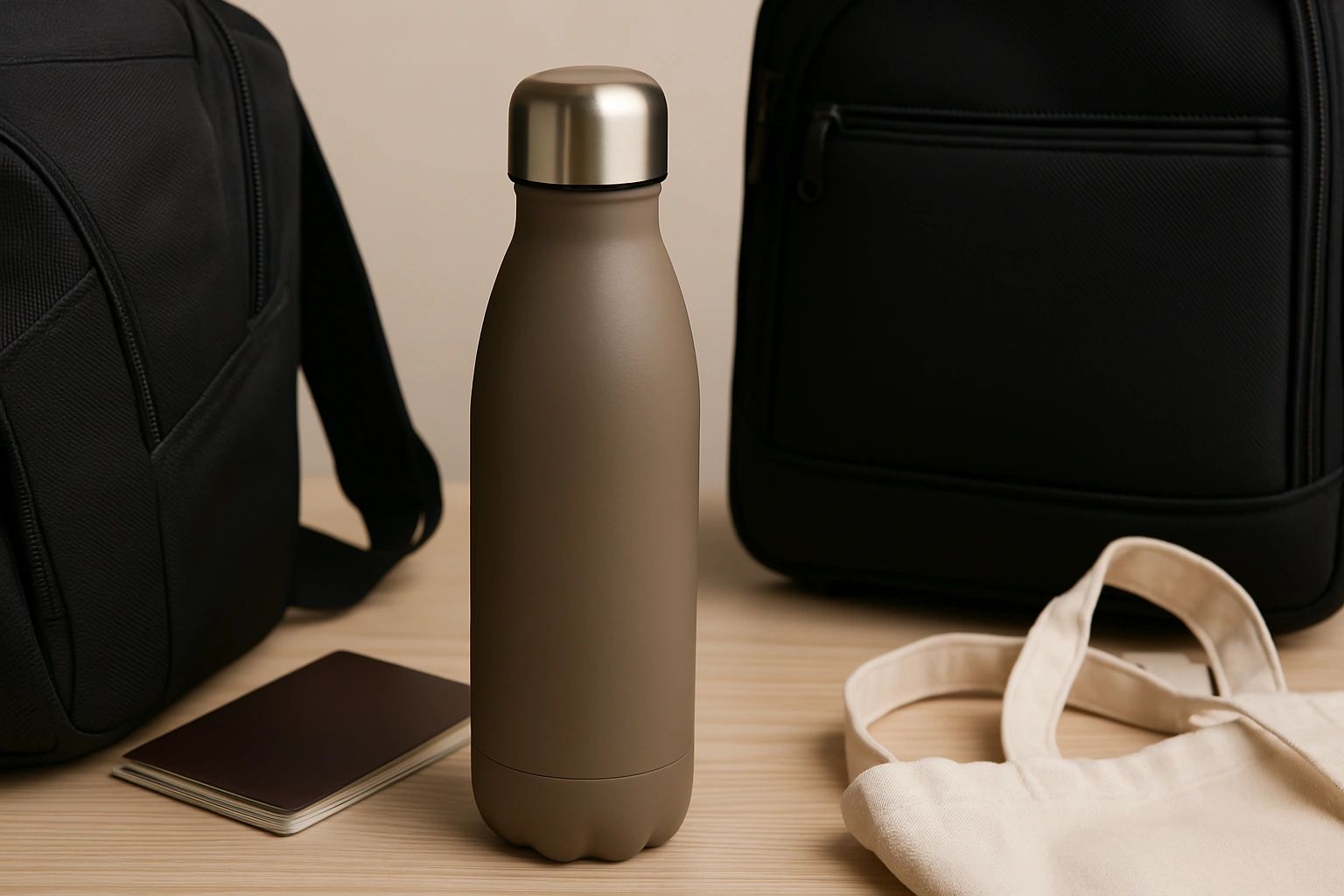 Gourde pour voyager Le compagnon indispensable des déplacements pro